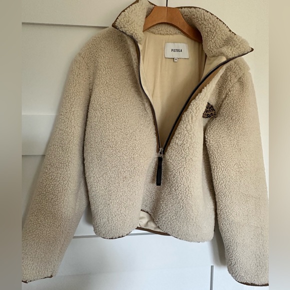 Pistola beige and brown warm fleece pull over size small - Picture 4 of 9